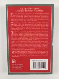An introduction to general systems thinking : silver anniversary edition