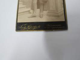 Herman Bang, Atelier Fritz Hjertzell, Helsingfors - Helsinki -visiittikorttivalokuva / visit card photo / cdv