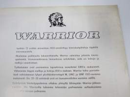 Warrior kierteytystyökalut - HSS-seostetut kierretystyökalut täydellä kierremuodolla -tuoteluettelo