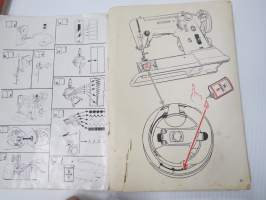 Singer 320K2 ompelukone -käyttöohjekirja, kuvallinen - ei tekstejä