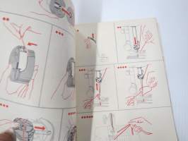 Singer 320K2 ompelukone -käyttöohjekirja, kuvallinen - ei tekstejä