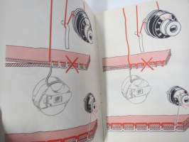 Singer 320K2 ompelukone -käyttöohjekirja, kuvallinen - ei tekstejä