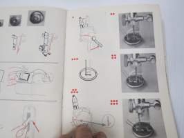 Singer 320K2 ompelukone -käyttöohjekirja, kuvallinen - ei tekstejä