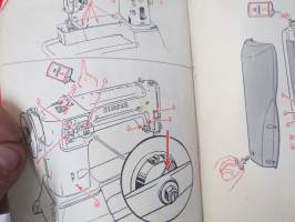 Singer 320K2 ompelukone -käyttöohjekirja, kuvallinen - ei tekstejä