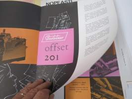 Gestetner 200, 201, 360, 390 monistuskonemallien esitteitä ym.