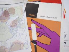 Gestetner 200, 201, 360, 390 monistuskonemallien esitteitä ym.