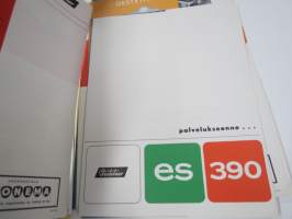 Gestetner 200, 201, 360, 390 monistuskonemallien esitteitä ym.