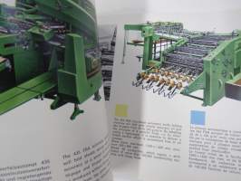 VEB Polygraph Buchbindereimaschinen / Bookbinding machines / Machines de reliure - DDR-valmisteiset kirjansidontakoneet -tuoteluettelo