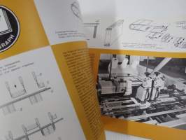 VEB Polygraph Buchbindereimaschinen / Bookbinding machines / Machines de reliure - DDR-valmisteiset kirjansidontakoneet -tuoteluettelo