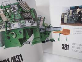 VEB Polygraph Buchbindereimaschinen / Bookbinding machines / Machines de reliure - DDR-valmisteiset kirjansidontakoneet -tuoteluettelo