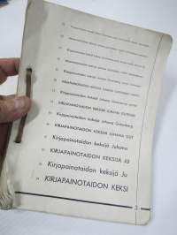 Kirjapaino Grafia - Kirjasinnäyte -tekstit