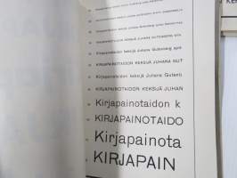 Kirjapaino Grafia - Kirjasinnäyte -tekstit