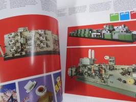 Swiss Graphic Machines / Graphische Maschinen und apparate aus der Schweitz - sveitsiläisvalmisteiset kirjapainokoneet -tuoteluettelo