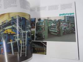 Swiss Graphic Machines / Graphische Maschinen und apparate aus der Schweitz - sveitsiläisvalmisteiset kirjapainokoneet -tuoteluettelo