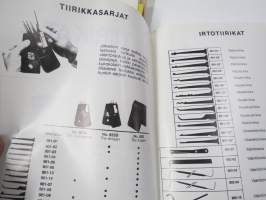 Lukko- ja lukitusalan tuoteluetteloita, tehtaiden ja maahantuojien kirjeitä yms. erä kansioissa, mm. Abloy, Boda, Börkey