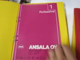 Lukko- ja lukitusalan tuoteluetteloita, tehtaiden ja maahantuojien kirjeitä yms. erä kansioissa, mm. Abloy, Boda, Börkey
