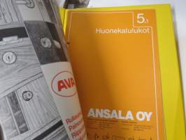 Lukko- ja lukitusalan tuoteluetteloita, tehtaiden ja maahantuojien kirjeitä yms. erä kansioissa, mm. Abloy, Boda, Börkey