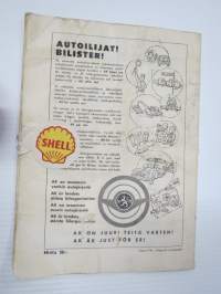 Vaasan nopeuskilpa - Vasa hastighetstävlingar 28.5.1961 -käsiohjelma