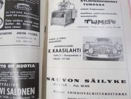 SM Moto-Cross joukkuekilpailu Artukaisissa 5.10.1969 -käsiohjelma