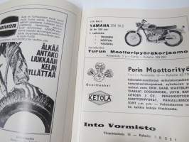 SM Moto-Cross joukkuekilpailu Artukaisissa 5.10.1969 -käsiohjelma