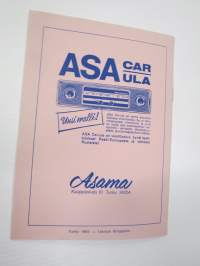 SM Moto-Cross joukkuekilpailu Artukaisissa 5.10.1969 -käsiohjelma