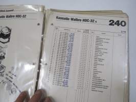 Husqvarna 240, 340, 40 SPR, 2.1978 -Reservdelar / Spare Parts -varaosaluettelot