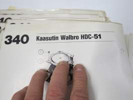 Husqvarna 240, 340, 40 SPR, 2.1978 -Reservdelar / Spare Parts -varaosaluettelot