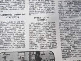 Hymy 1959 nr 1 - ensimmäinen ilmestynyt numero, kansikuva + artikkeli Brigitte Bardot, Kanttikärryjen comeback, Sorretaanko nuorisoa?, Jazz-basilli riehuu KOPIO