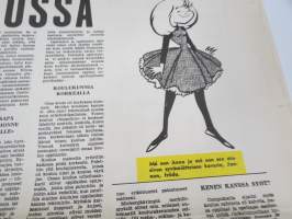 Hymy 1959 nr 1 - ensimmäinen ilmestynyt numero, kansikuva + artikkeli Brigitte Bardot, Kanttikärryjen comeback, Sorretaanko nuorisoa?, Jazz-basilli riehuu KOPIO