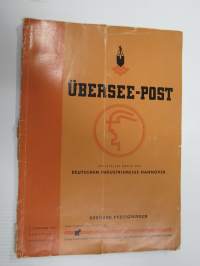 Übersee-Post - Deutschen Industriemesse Hannover 1952 -luettelojulkaisu -paljon kuluttajatuotteita mm. leluja, radioita, koriste-esineitä ym. hyvin kuvitettu
