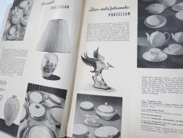 Übersee-Post - Deutschen Industriemesse Hannover 1952 -luettelojulkaisu -paljon kuluttajatuotteita mm. leluja, radioita, koriste-esineitä ym. hyvin kuvitettu