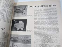 Übersee-Post - Deutschen Industriemesse Hannover 1952 -luettelojulkaisu -paljon kuluttajatuotteita mm. leluja, radioita, koriste-esineitä ym. hyvin kuvitettu