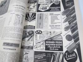 Übersee-Post - Deutschen Industriemesse Hannover 1952 -luettelojulkaisu -paljon kuluttajatuotteita mm. leluja, radioita, koriste-esineitä ym. hyvin kuvitettu