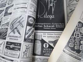 Übersee-Post - Deutschen Industriemesse Hannover 1952 -luettelojulkaisu -paljon kuluttajatuotteita mm. leluja, radioita, koriste-esineitä ym. hyvin kuvitettu