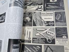 Übersee-Post - Deutschen Industriemesse Hannover 1952 -luettelojulkaisu -paljon kuluttajatuotteita mm. leluja, radioita, koriste-esineitä ym. hyvin kuvitettu