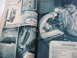 Übersee-Post - Deutschen Industriemesse Hannover 1952 -luettelojulkaisu -paljon kuluttajatuotteita mm. leluja, radioita, koriste-esineitä ym. hyvin kuvitettu