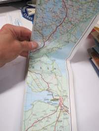 Suomi Finland - Suomen seinäkartta 1:1000000