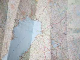 Suomi Finland - Suomen seinäkartta 1:1000000