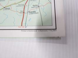 Suomi Finland - Suomen seinäkartta 1:1000000