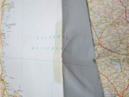 Suomi Finland - Suomen seinäkartta 1:1000000