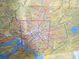 Turku liikennekartta 1973 -kartta