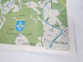 Turku liikennekartta 1973 -kartta