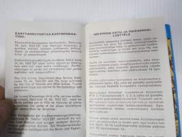 Helsinki - Helsingfors 1971 opaskartta + erillinen hakemisto / guidekarta / tourist map / plan de villa / stadtplan
