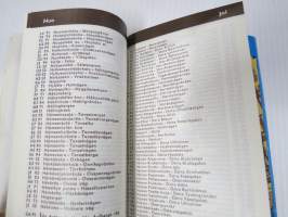 Helsinki - Helsingfors 1971 opaskartta + erillinen hakemisto / guidekarta / tourist map / plan de villa / stadtplan