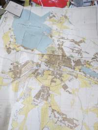 Lahti, kaupunkikartta 1:10000, 1952