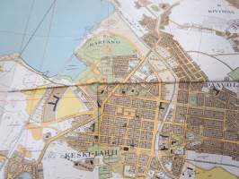 Lahti, kaupunkikartta 1:10000, 1952