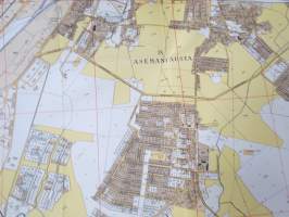 Lahti, kaupunkikartta 1:10000, 1952