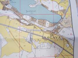 Lahti, kaupunkikartta 1:10000, 1952