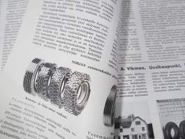 Nokian rengastiedotus 1958 nr 5, Rengasalan kehitys, Kumikorjaamo A. Vikman Uusikaupunki laajentunut, Ulkorenkaan valmistus, Rengaskorjaamon ulkonäkö, ym.