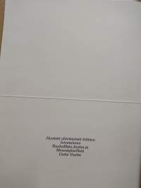 5 kpl postikortti, taittokortti - Hyvästä yhteistyöstä kiittäen toivotamme Rauhallista Joulua ja Menestyksellistä Uutta Vuotta